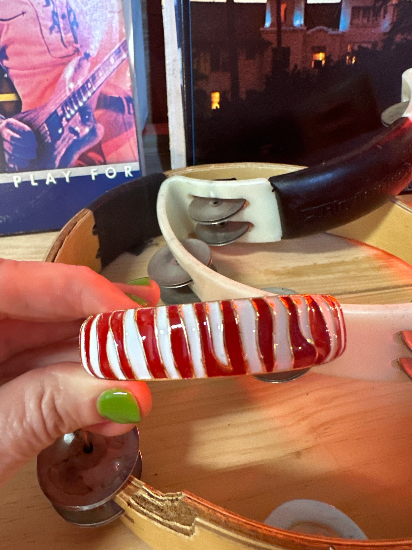 Ferocious Tiger Stripe Enamel Cuff Bracelet
