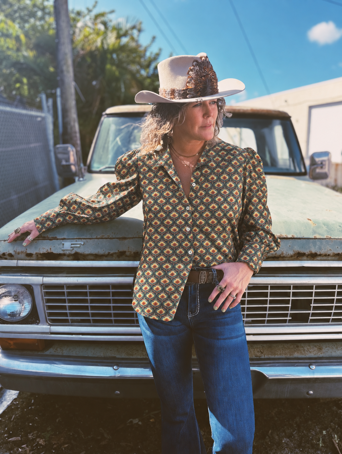 Vagabond Retro Tulip Blouse ~ PREORDER NOVEMBER 2026
